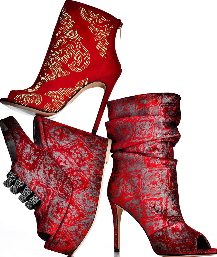 Three Red Shoes – Photograph by George Ong
