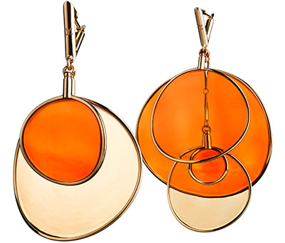 Cutout of earrings – Photograph by George Ong
