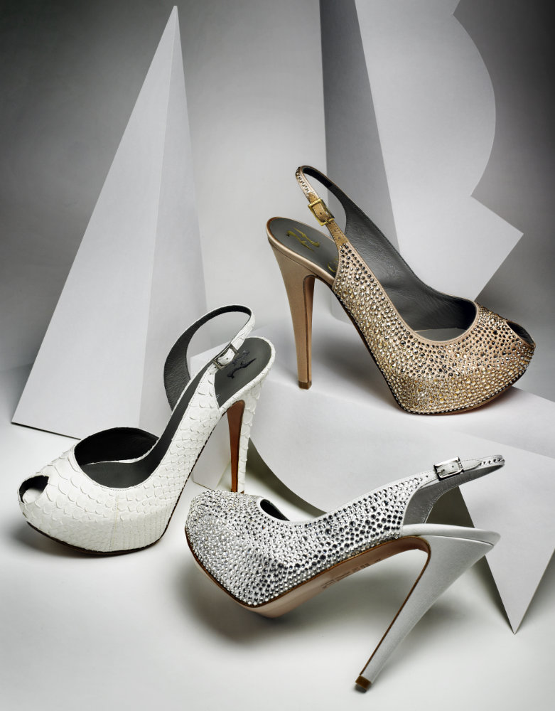 Ladies glitter shoes – Photograph by George Ong