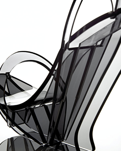 Clear perpex ladies shoe – Photograph by George Ong