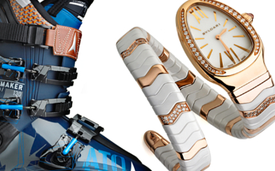 Ski boot and snake watch – Photograph by George Ong